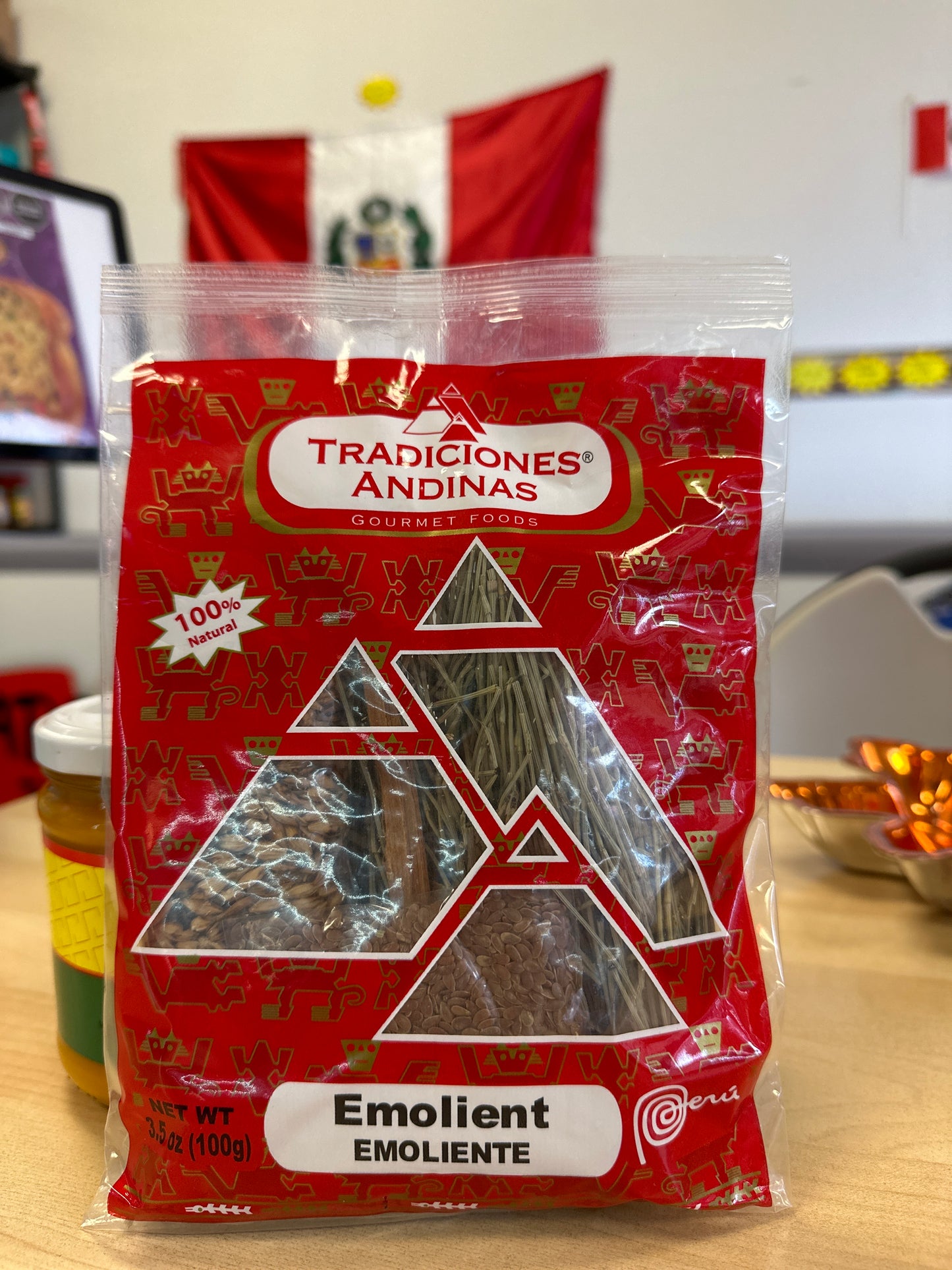 Tradiciones Andinas/ Emoliente 3.5g (100g) 100% Natural